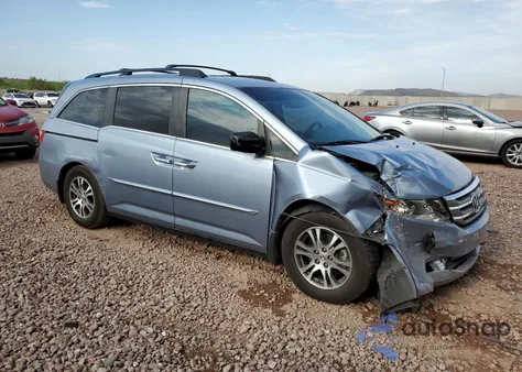 2012 Honda Odyssey Exl z USA, uszkodzony, nr VIN 5FNRL5H63CB011584